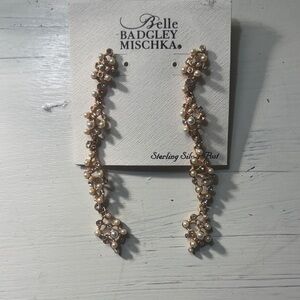 Gold Pearl Earrings